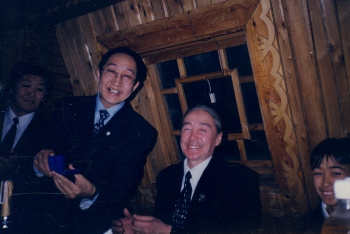 Обложка Электронного документа: На банкете в честь 50-летия Геннадия Баишева: [фотография]