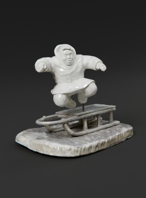 Обложка Электронного документа: Прыжок через нарты: [изделие из кости мамонта]