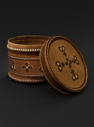 Обложка Электронного документа: Хаппахтаах иһит: [посуда из бересты]