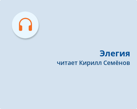 Обложка Электронного документа: Элегия: [хоһоон. аудиозапись]