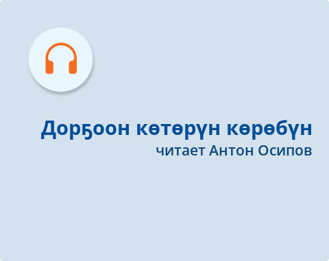 Обложка Электронного документа: Дорҕоон көтөрүн көрөбүн: Анегина Ильинаҕа ананар. [хоһоон. аудиозапись]