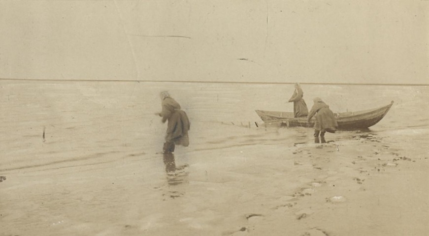 Обложка Электронного документа: Тянут невод: [из фотоальбома В. М. Зензинова "Из Якутска в Русское Устье, 1911 - 1912 гг.", фото 139. 1.IX.]