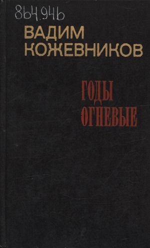 Обложка Электронного документа: Годы огневые: [статьи, очерки, размышления, зарисовки]