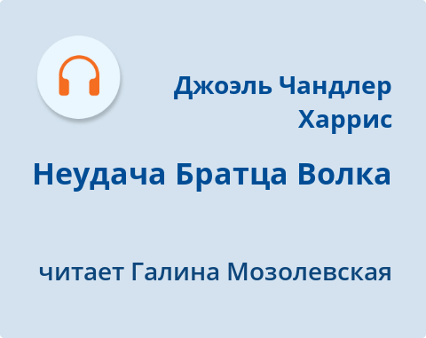 Обложка Электронного документа: Неудача Братца Волка: [аудиозапись]