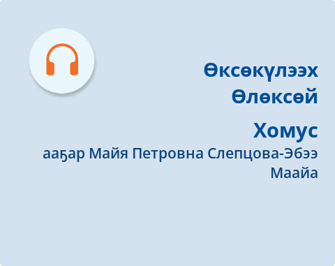 Обложка Электронного документа: Хомус: [аудиозапись]