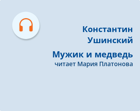 Обложка Электронного документа: Мужик и медведь: [аудиозапись]