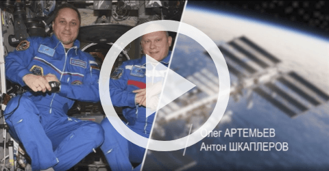 Обложка Электронного документа: 100 интервью о будущем Якутии: Поздравление космонавтов Олега Артемьева и Антона Шкаплерова со 100-летием образования ЯАССР: [видеозапись]