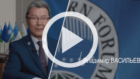 Обложка Электронного документа: 100 интервью о будущем Якутии: Владимир Васильев: [видеозапись]