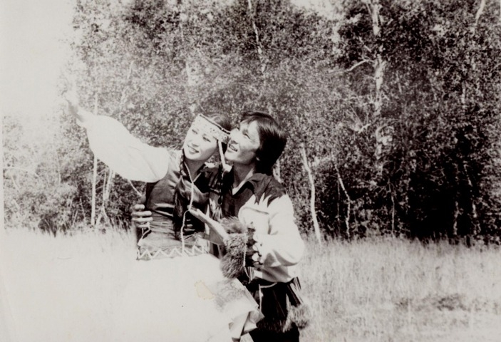 Обложка Электронного документа: Солисты балета Государственного ансамбля танца Якутии Галина Горохова и Владимир Захаров: [фотография]