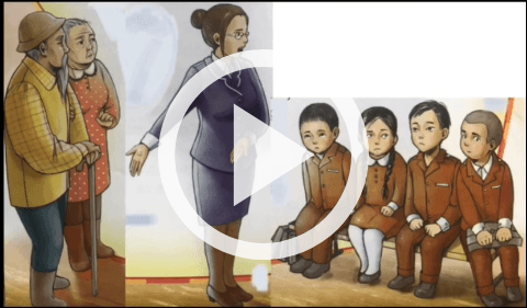 Обложка Электронного документа: Амма Аччыгыйа "Тоҕус төгүл "тоҕо?": буктрейлер. [видеозапись]