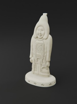 Обложка Электронного документа: Композиция "Невеста": скульптура из кости мамонта