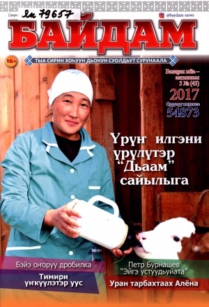Обложка Электронного документа: Байдам: тыа сирин хоһуун дьонун суолдьут сурунаала