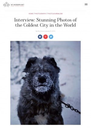Обложка Электронного документа: Interview: Stunning Photos of the Coldest City in the World